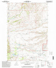 Conleys Lake Montana Historical topographic map, 1:24000 scale, 7.5 X 7.5 Minute, Year 1996