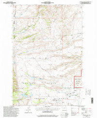 Conleys Lake Montana Historical topographic map, 1:24000 scale, 7.5 X 7.5 Minute, Year 1996