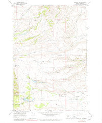 Conleys Lake Montana Historical topographic map, 1:24000 scale, 7.5 X 7.5 Minute, Year 1967