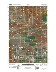 Conleys Lake Montana Historical topographic map, 1:24000 scale, 7.5 X 7.5 Minute, Year 2011