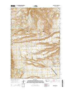 Conleys Lake Montana Current topographic map, 1:24000 scale, 7.5 X 7.5 Minute, Year 2014
