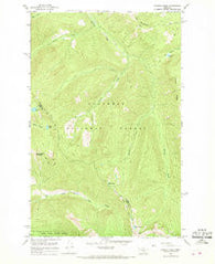 Connor Creek Montana Historical topographic map, 1:24000 scale, 7.5 X 7.5 Minute, Year 1965