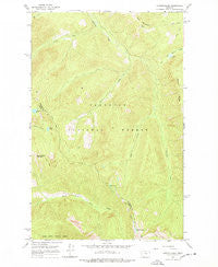 Connor Creek Montana Historical topographic map, 1:24000 scale, 7.5 X 7.5 Minute, Year 1965