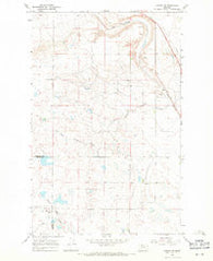 Conrad SW Montana Historical topographic map, 1:24000 scale, 7.5 X 7.5 Minute, Year 1967