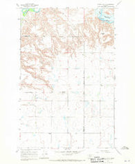 Conrad Montana Historical topographic map, 1:24000 scale, 7.5 X 7.5 Minute, Year 1967