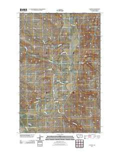 Content Montana Historical topographic map, 1:24000 scale, 7.5 X 7.5 Minute, Year 2011