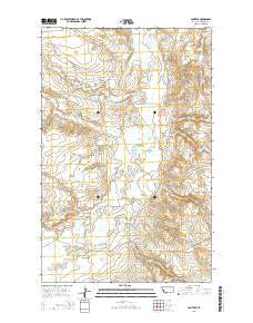 Content Montana Current topographic map, 1:24000 scale, 7.5 X 7.5 Minute, Year 2014