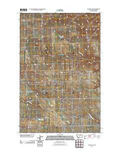 Content NW Montana Historical topographic map, 1:24000 scale, 7.5 X 7.5 Minute, Year 2011