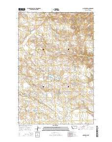 Content NW Montana Current topographic map, 1:24000 scale, 7.5 X 7.5 Minute, Year 2014