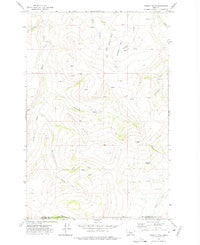 Conway Ridge Montana Historical topographic map, 1:24000 scale, 7.5 X 7.5 Minute, Year 1971