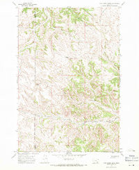 Cook Creek Butte Montana Historical topographic map, 1:24000 scale, 7.5 X 7.5 Minute, Year 1967