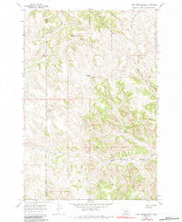 Cook Creek Butte Montana Historical topographic map, 1:24000 scale, 7.5 X 7.5 Minute, Year 1967