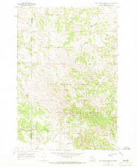 Cook Creek Reservoir Montana Historical topographic map, 1:24000 scale, 7.5 X 7.5 Minute, Year 1966
