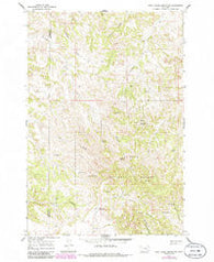 Cook Creek Reservoir Montana Historical topographic map, 1:24000 scale, 7.5 X 7.5 Minute, Year 1966