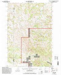 Cook Creek Reservoir Montana Historical topographic map, 1:24000 scale, 7.5 X 7.5 Minute, Year 1995