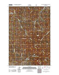 Cook Creek Reservoir Montana Historical topographic map, 1:24000 scale, 7.5 X 7.5 Minute, Year 2011