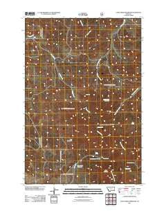 Cook Creek Reservoir Montana Historical topographic map, 1:24000 scale, 7.5 X 7.5 Minute, Year 2011