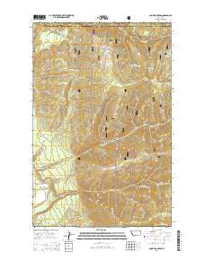 Cook Mountain Montana Current topographic map, 1:24000 scale, 7.5 X 7.5 Minute, Year 2014