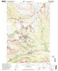 Cooke City Montana Historical topographic map, 1:24000 scale, 7.5 X 7.5 Minute, Year 2000