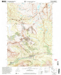 Cooke City Montana Historical topographic map, 1:24000 scale, 7.5 X 7.5 Minute, Year 2000