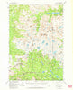 Cooke City Montana Historical topographic map, 1:62500 scale, 15 X 15 Minute, Year 1956