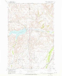 Cooney Reservoir Montana Historical topographic map, 1:24000 scale, 7.5 X 7.5 Minute, Year 1956
