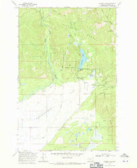 Coopers Lake Montana Historical topographic map, 1:24000 scale, 7.5 X 7.5 Minute, Year 1968