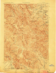 Coopers Lake Montana Historical topographic map, 1:125000 scale, 30 X 30 Minute, Year 1903