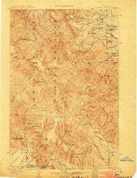 Coopers Lake Montana Historical topographic map, 1:125000 scale, 30 X 30 Minute, Year 1903