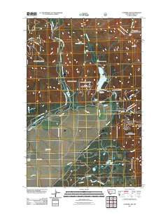 Coopers Lake Montana Historical topographic map, 1:24000 scale, 7.5 X 7.5 Minute, Year 2011