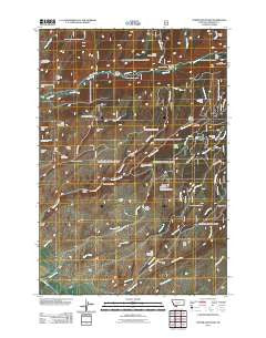 Copper Mountain Montana Historical topographic map, 1:24000 scale, 7.5 X 7.5 Minute, Year 2011