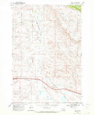 Corinth Montana Historical topographic map, 1:24000 scale, 7.5 X 7.5 Minute, Year 1969