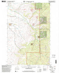 Corley Gulch Montana Historical topographic map, 1:24000 scale, 7.5 X 7.5 Minute, Year 1998