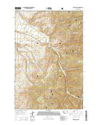 Corley Gulch Montana Current topographic map, 1:24000 scale, 7.5 X 7.5 Minute, Year 2014