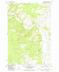 Cornish Gulch Montana Historical topographic map, 1:24000 scale, 7.5 X 7.5 Minute, Year 1975