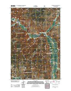Cornish Gulch Montana Historical topographic map, 1:24000 scale, 7.5 X 7.5 Minute, Year 2011