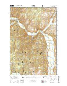 Cornish Gulch Montana Current topographic map, 1:24000 scale, 7.5 X 7.5 Minute, Year 2014
