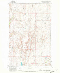 Cornwell Reservoir Montana Historical topographic map, 1:24000 scale, 7.5 X 7.5 Minute, Year 1969