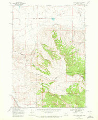 Corral Creek Montana Historical topographic map, 1:24000 scale, 7.5 X 7.5 Minute, Year 1968