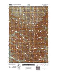 Corral Butte Montana Historical topographic map, 1:24000 scale, 7.5 X 7.5 Minute, Year 2011