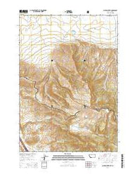 Corral Creek Montana Current topographic map, 1:24000 scale, 7.5 X 7.5 Minute, Year 2014