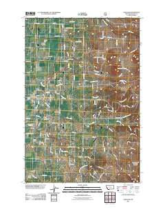 Corvallis Montana Historical topographic map, 1:24000 scale, 7.5 X 7.5 Minute, Year 2011