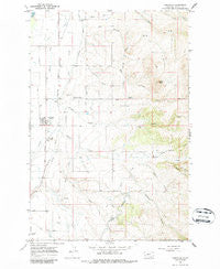 Corvallis Montana Historical topographic map, 1:24000 scale, 7.5 X 7.5 Minute, Year 1967