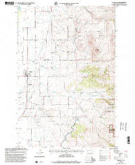 Corvallis Montana Historical topographic map, 1:24000 scale, 7.5 X 7.5 Minute, Year 1998