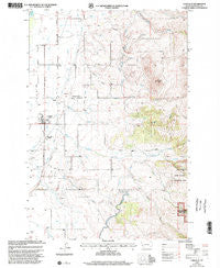 Corvallis Montana Historical topographic map, 1:24000 scale, 7.5 X 7.5 Minute, Year 1998