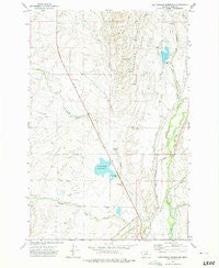 Cottonwood Reservoir Montana Historical topographic map, 1:24000 scale, 7.5 X 7.5 Minute, Year 1972