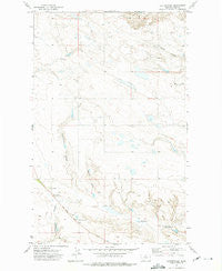 Cottonwood Montana Historical topographic map, 1:24000 scale, 7.5 X 7.5 Minute, Year 1972