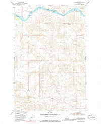Council Island Montana Historical topographic map, 1:24000 scale, 7.5 X 7.5 Minute, Year 1954