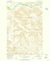 Council Island Montana Historical topographic map, 1:24000 scale, 7.5 X 7.5 Minute, Year 1954