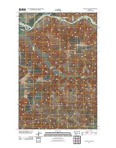 Council Island Montana Historical topographic map, 1:24000 scale, 7.5 X 7.5 Minute, Year 2011
